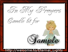Prayer Plaque Sample